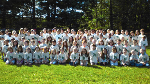 Enviornmental Pledge Participants 2012 - Folsom Elementary School 1 and 2 graders.